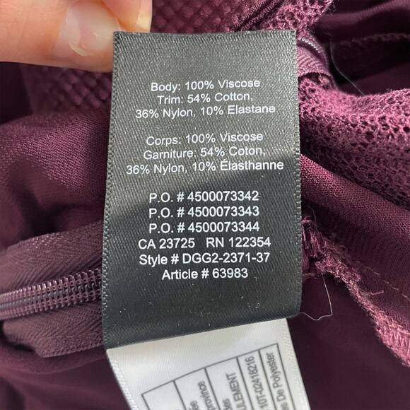 ARITZIA TALULA Plum Purple Corset Top Size L - Picture 8 of 8